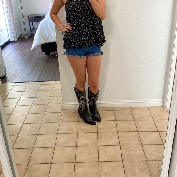 Public Desire Western Cowgirl Mid-calf Boots - Picture 10 of 12